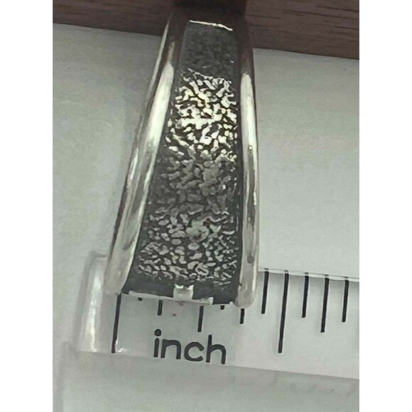 Size 8 Sterling 10mm wide 3 Crosses Calvary Cross of Jesus Ring 925 Men/Women - Picture 8 of 10